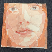 paper portriat mosaic