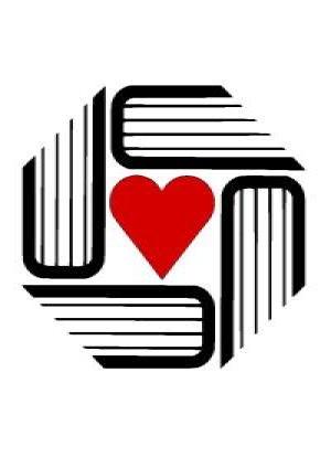 a heart boxed in with books