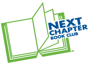 open book with the text: Next chapter book club